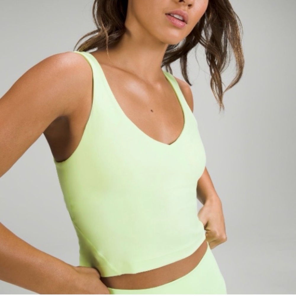 NEW Lululemon Align Tank Top Faded Zap Light Green- Size 4 - A/B Cup -